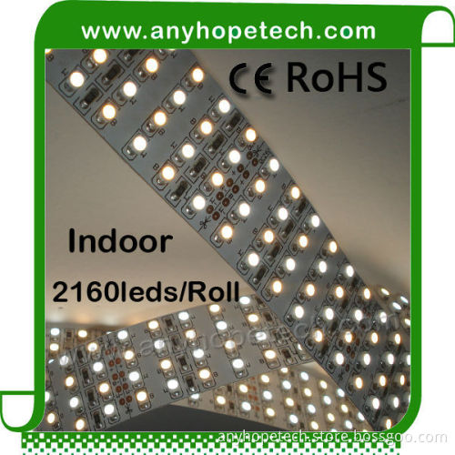 Two color smd 3528 360leds dc24v daytime running light led strips